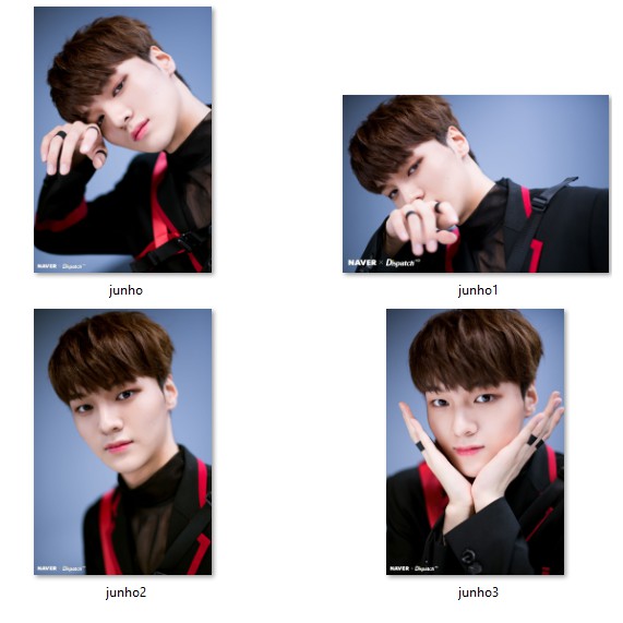 Postcard X1 bộ ảnh Flash của Naver x Dispatch kích thước 9x12 cm