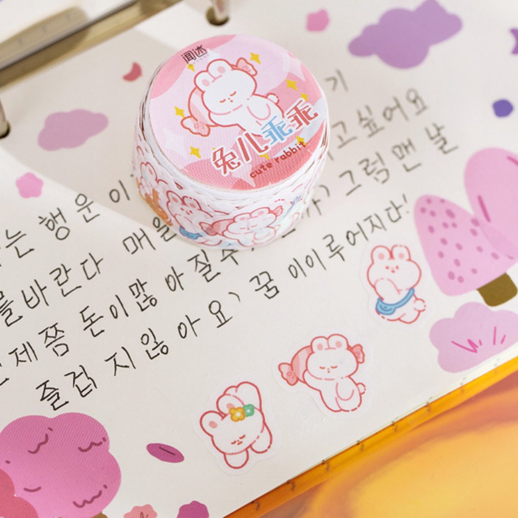 Băng Keo Washi Họa Tiết Hoạt Hình Dùng Trang Trí DIY