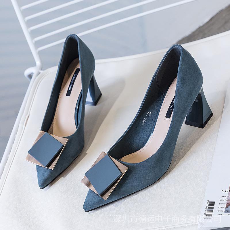 Sandal Cao Gót Mũi Nhọn Thiết Kế Mới Thời Trang Mùa Xuân Thu 2022 Dành Cho Nữ