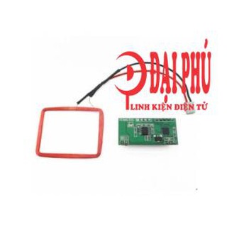 Module thu phát rfid rdm6300 rf 125khz uart nối tiếp đầu ra + thẻ từ dạng móc khóa