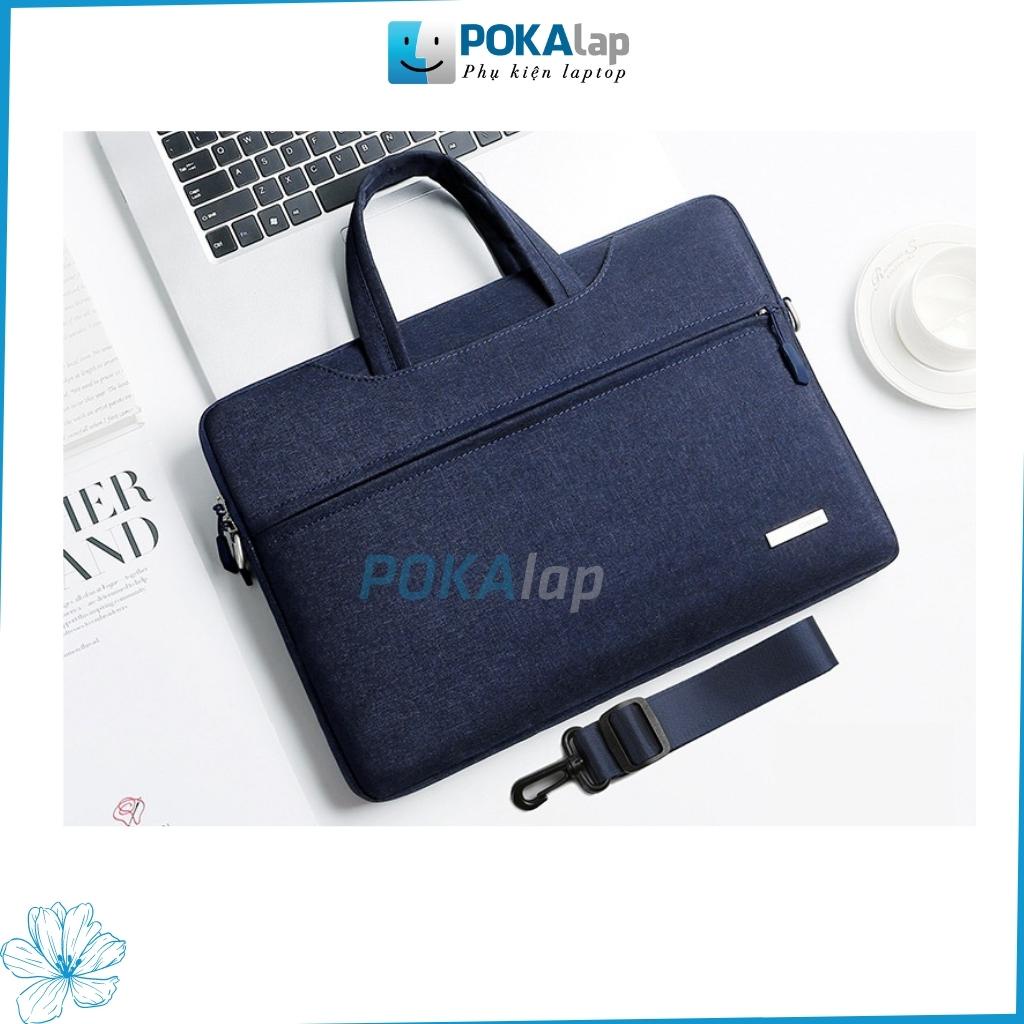 Túi chống sốc laptop cao cấp POKA62 chống nước, nhiều màu thời trang cho nam nữ văn phòng13 inch 14 inch 15,6 inch