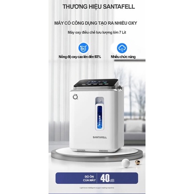 Máy Tạo Oxy Y Tế SANTAFELL- Chính Hãng Bao Đổi Trả. Bảo hành 6th