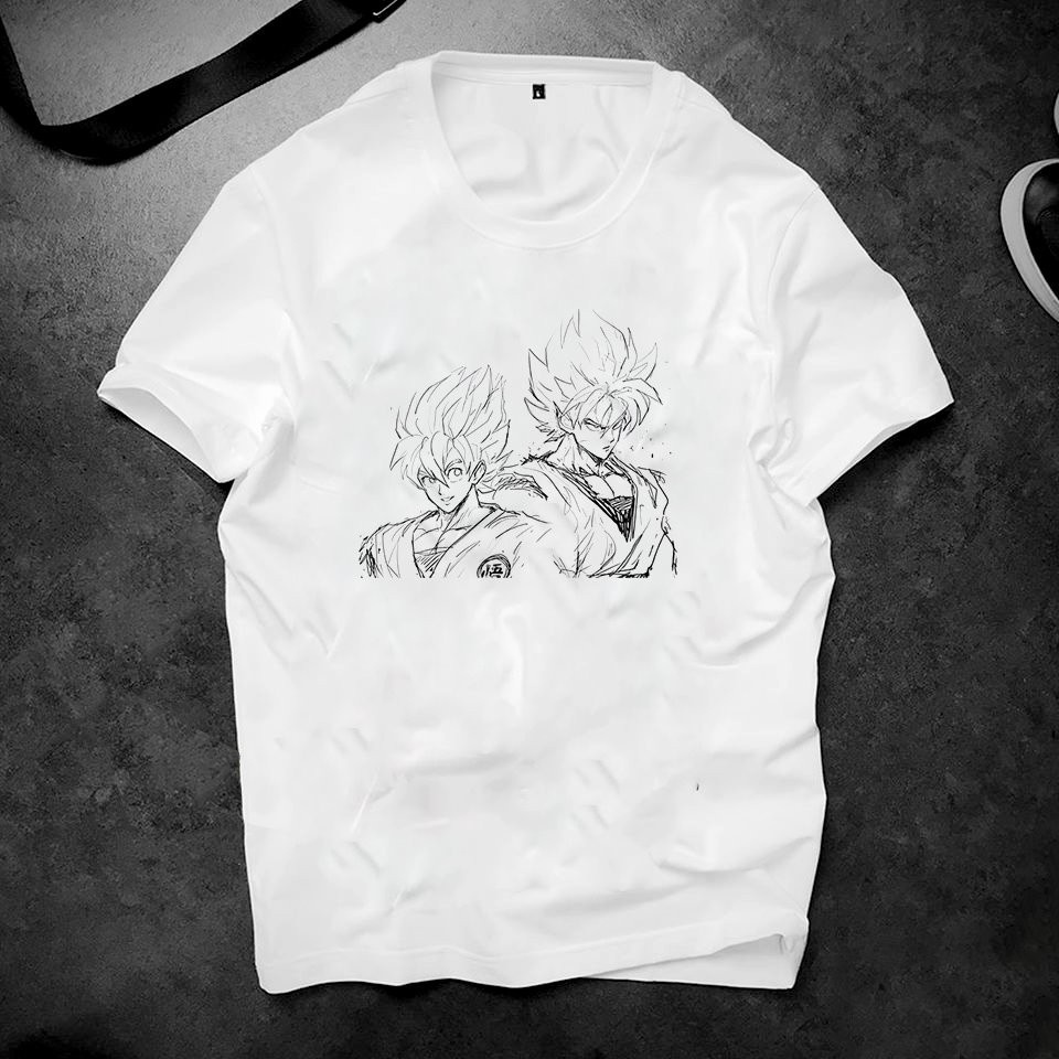 Áo thun unisex in goku độc lạ chất vải dày mịn 2019ts634