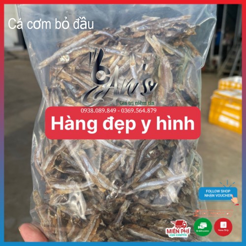 1kg Cá CƠM trắng làm sạch bỏ đầu thơm ngon không bị đắng