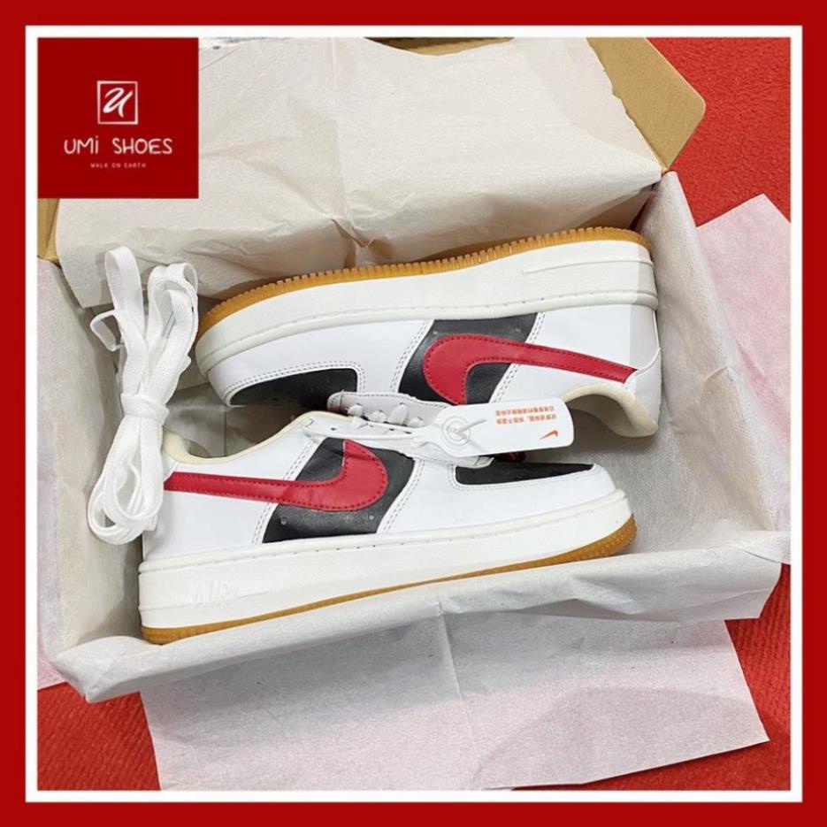 vip Giày_Nike AF Nam Nữ, Giày Air Force Gucci Đỏ Đen Hàng Thanh Lý Full Box