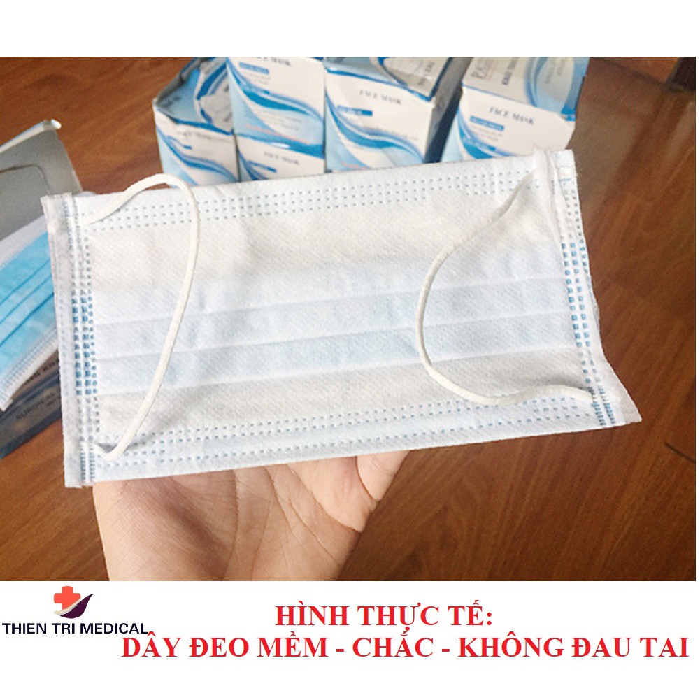 Khẩu trang y tế 4 lớp kháng khuẩn chính hãng - Có lớp lọc vi khuẩn