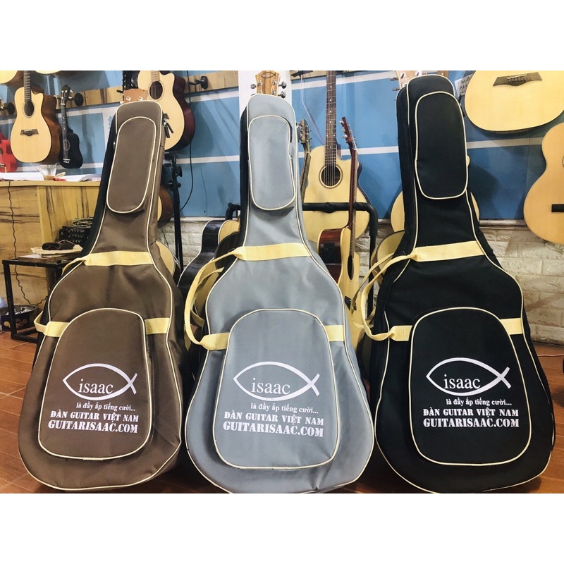 Bao đàn guitar. Bao đàn guitar 4 lớp bằng vải.
