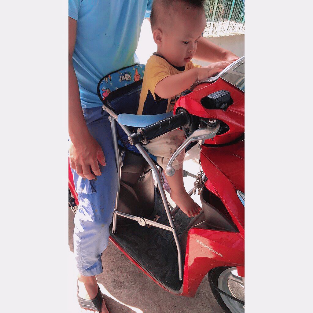 Ghế ngồi xe Vision cho bé , ghế ga xếp gấp gọn