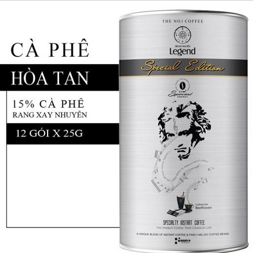 [Trung Nguyên Ecoffee] Cà Phê Legend Special Edition - Hòa Tan Sữa (Lon 12 gói) - Trung Nguyên Legend