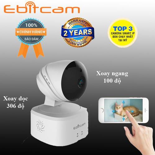 *Camera IP Wifi Xoay Ebitcam E2 1MP/2MP