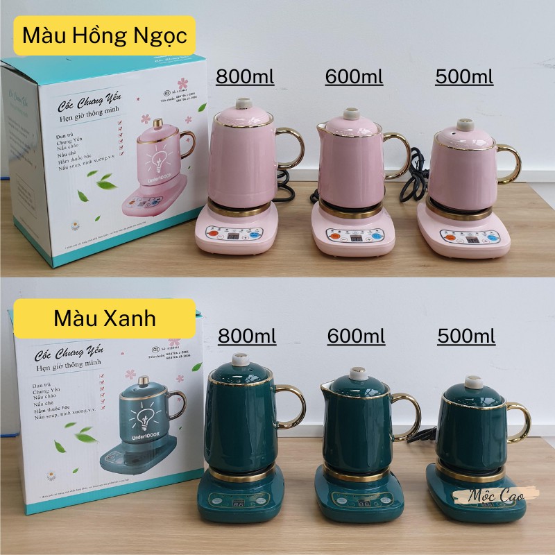 Nồi chưng yến, cốc chưng yến bằng điện bảo hành chính hãng - Hướng dẫn sử dụng tiếng việt tiện dụng Under1000K