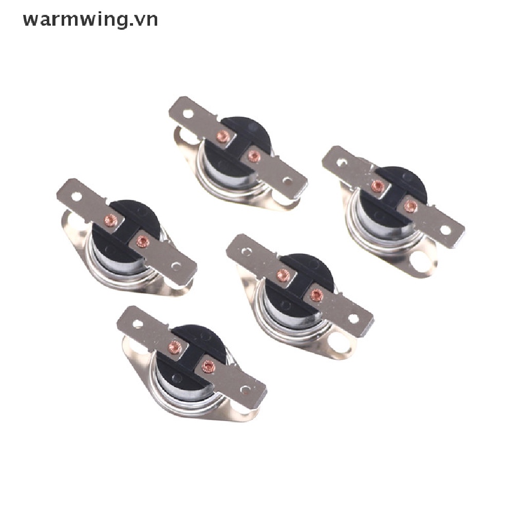 【warmwing】 5pcs 10A 250V KSD301 95°C Thermostat Temperature Thermal Control Switch .