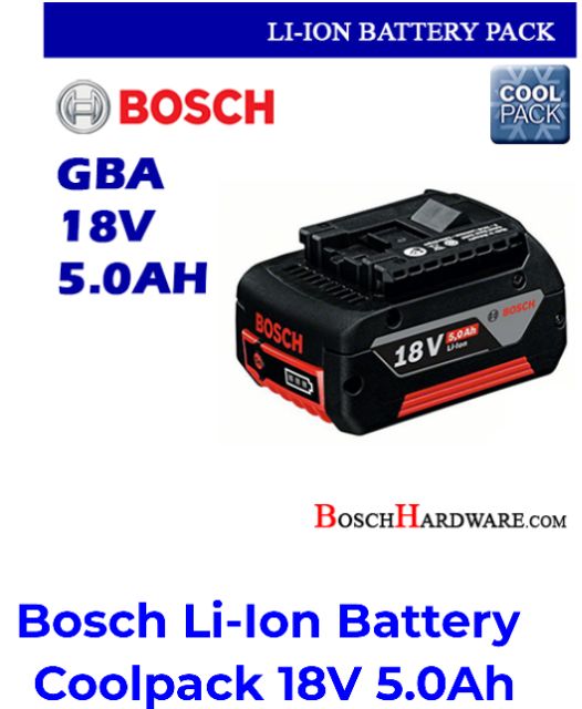 Pin Bosch 18V --- 4.0Ah - 5.0 Ah