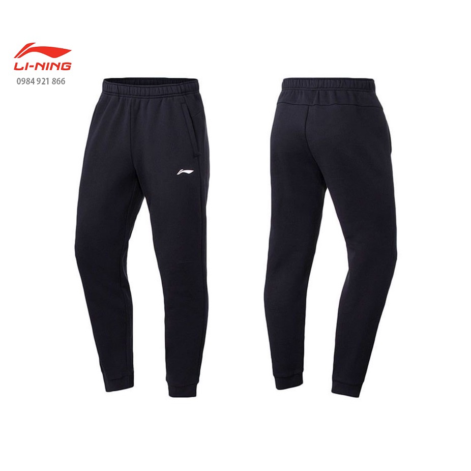 Quần Nỉ Thể Thao Nam LINING AKLP853 Chính Hãng