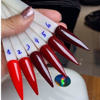 Sơn gel đỏ MXBON sét 6 màu