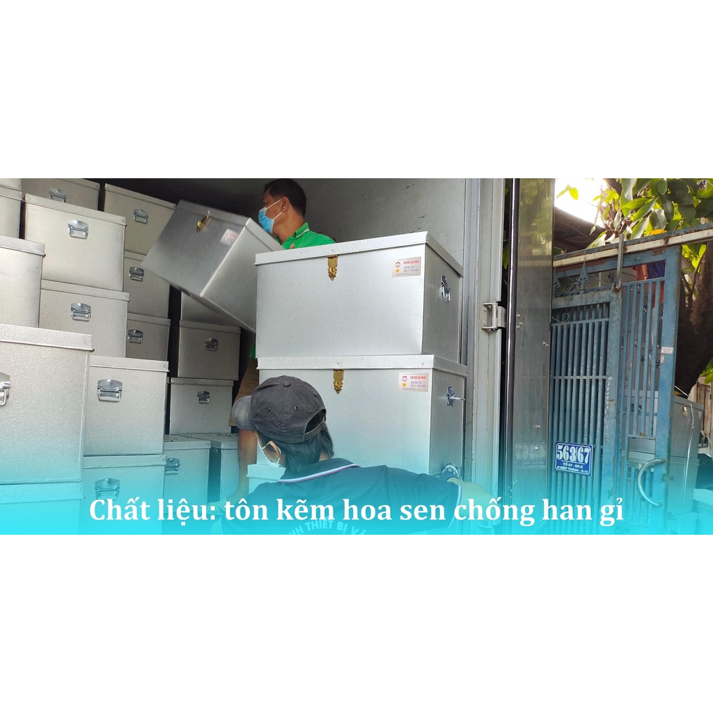 [Hoả tốc 1h] Thùng tôn đựng hồ sơ, thùng đựng tài liệu (kích thước 50 x 35 x 25 cm)