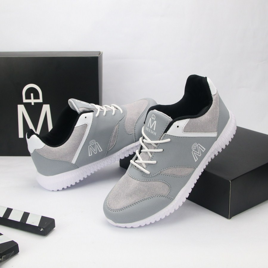 [Mã FAMALLT5 giảm 15% đơn 150K] Giày thể thao nam MĐ G410 màu xám nhạt đế đen | BigBuy360 - bigbuy360.vn