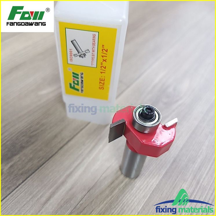 Mũi phay gỗ cuốc rãnh 2 cánh, cốt 6.35mm - 12.7mm