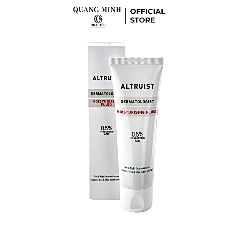 Kem Dưỡng Ẩm Thế Hệ Mới Altruist Dermatologist Moisturising Fluid 0.5% Hyaluronic Acid 50ml