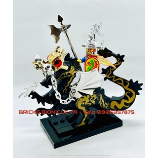 Lego minifigures - đồ chơi xếp hình lego minifigures - dragon knight & sliver dragon plume