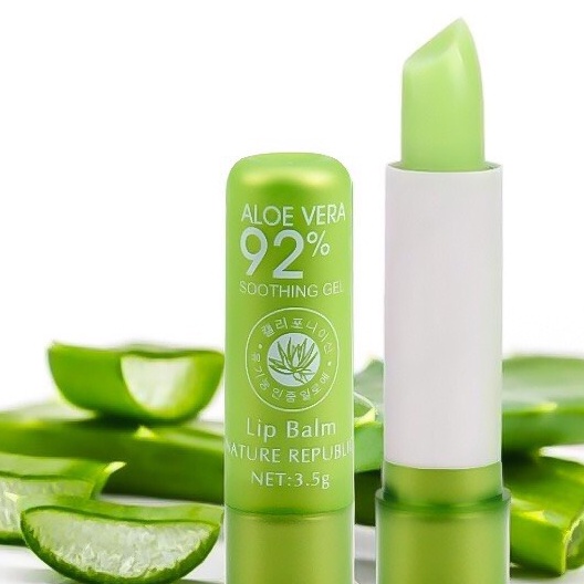 Son Dưỡng Môi Chống Nẻ Nha Đam Lô Hội 92% Aloe Mỹ Phẩm Hana Chăm Sóc Da Môi Thương Hiệu Hàn Quốc