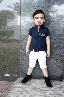 Áo thun cho bé trai 8-18kg
