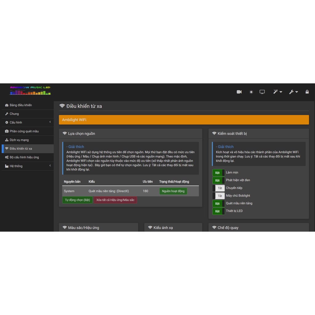 Đèn Led Ambilight WiFi theo mầu màn hình không cần cắm dây usb siêu mượt (60hz) + cực nhẹ (1% cpu) | BigBuy360 - bigbuy360.vn