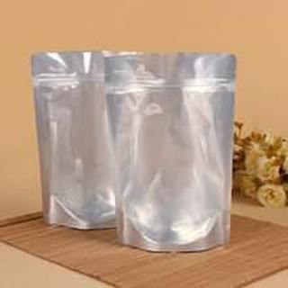 500G TÚI ZIP BẠC ( TÚI ZIPPER ĐÁY ĐỨNG ĐỰNG 500G KHÔ GÀ)