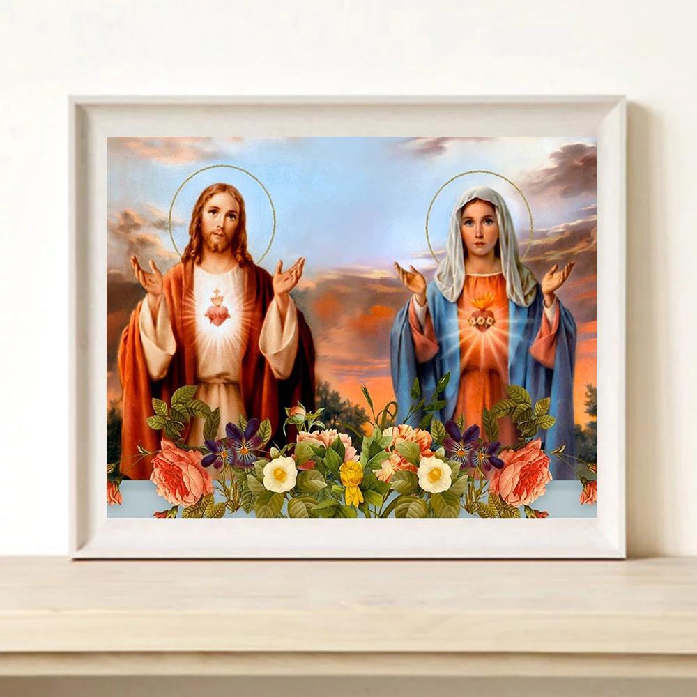 Bộ Tranh Đính Đá 5D Toàn Diện Tự Làm Hình Tròn / Vuông Cho Người Lớn