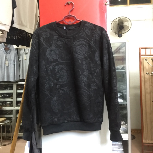 Áo nỉ hoodie nam họa tiết hoa văn cao cấp fashion brand