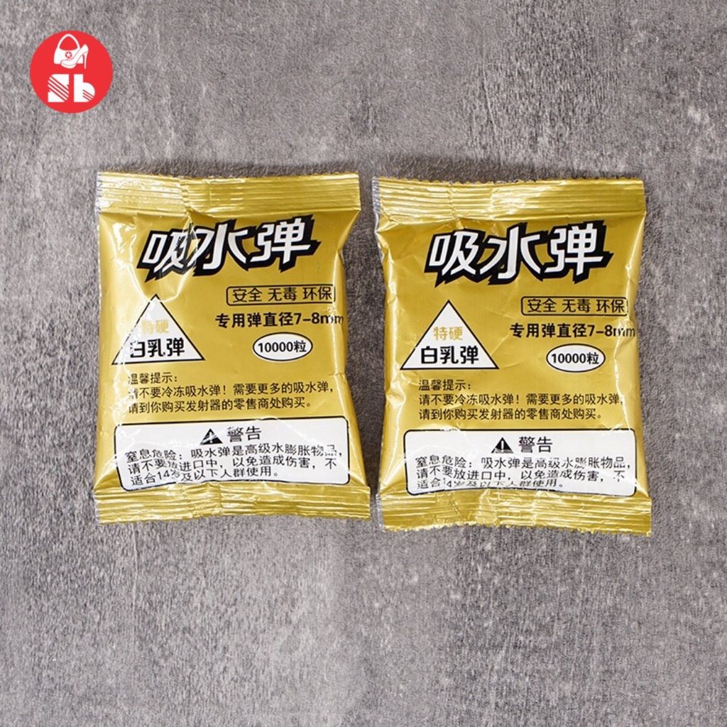 Gói 10.000 viên hạt tinh thể ngâm nước GOLD trồng cây trang trí bể cá kích cỡ 7mm 8mm xuất xứ Nhật Bản