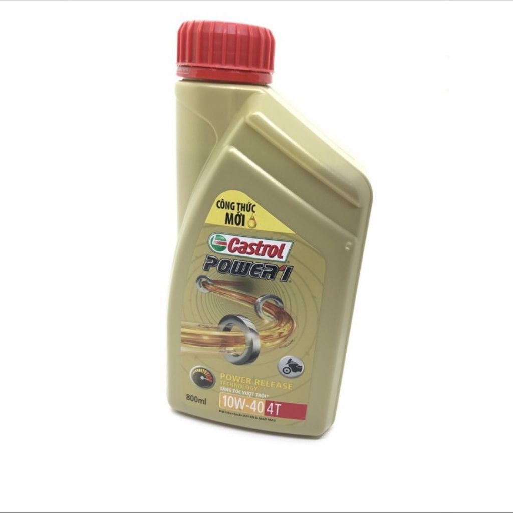 DẦU NHỚT CASTROL POWER1 0.8 L - 800ML XE SỐ