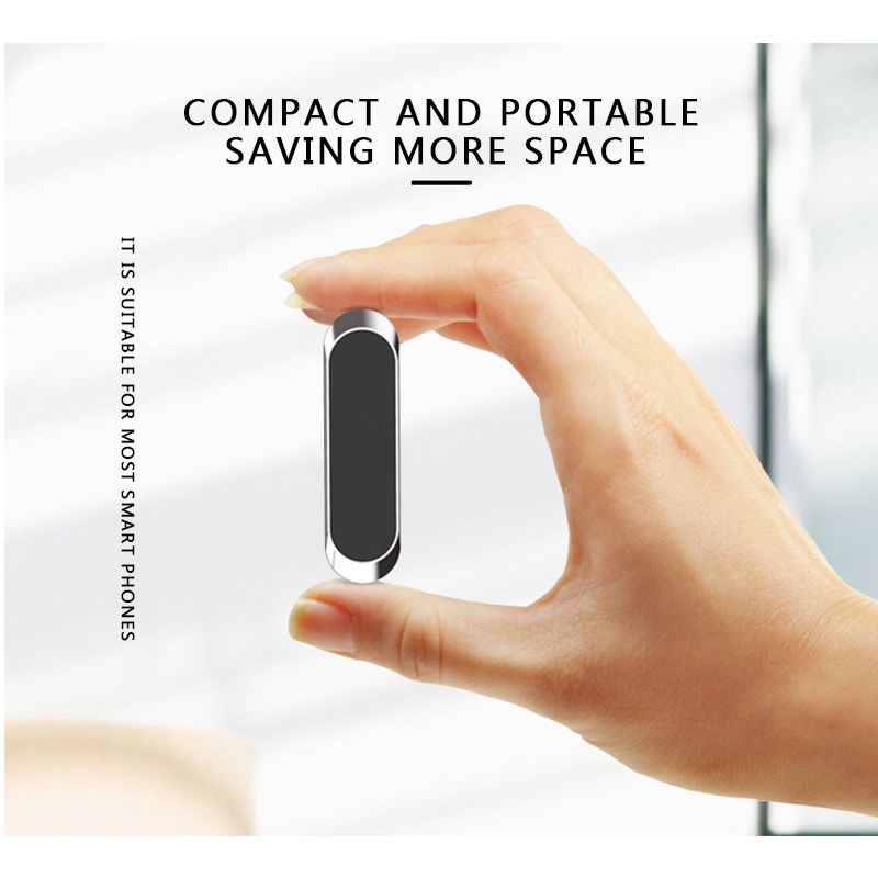 Giá đỡ điện thoại bằng kim loại từ tính gắn xe hơi thích hợp cho Iphone Samsung Xiaomi
