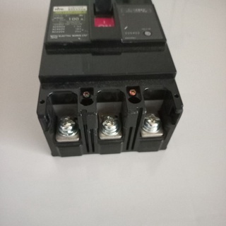 MCCB aptomat 3 pha 100A bãi Nhật