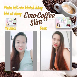 Emoslim Vị cà phê giảm 1-5kg ( chỉ sau 7 ngày) không mệt mỏi không buồn nôn không cần bỏ cử