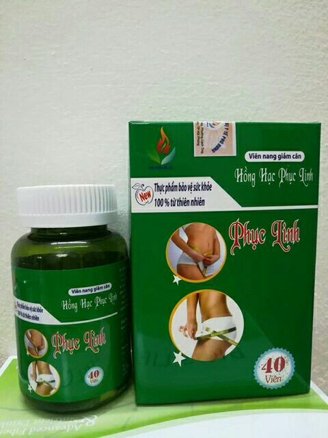 ✅[CHÍNH HÃNG] Viên uống giảm cân Hồng Hạc Phục Linh (lọ x40 viên) | BigBuy360 - bigbuy360.vn