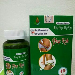Viên uống giảm cân Hồng Hạc Phục Linh (lọ x40 viên)