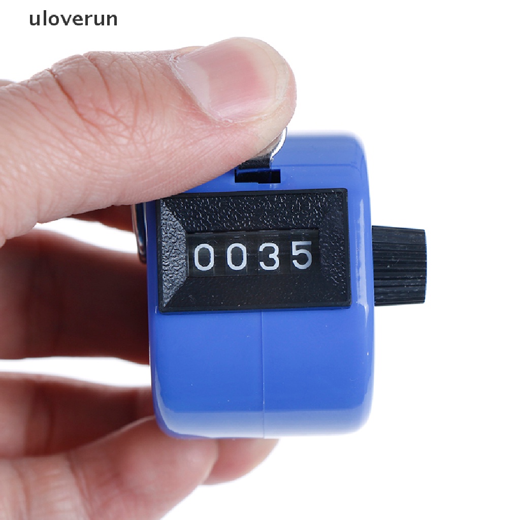 uloverun 1pc 4 Digit Number Manual Tally Counter Digital Golf Clicker Training Counter vn