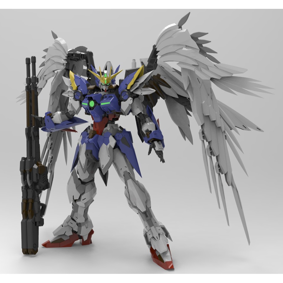 Kit Mô hình giấy Gundam XXXG-00W0 Wing Zero Custom - Mr. Paperkit