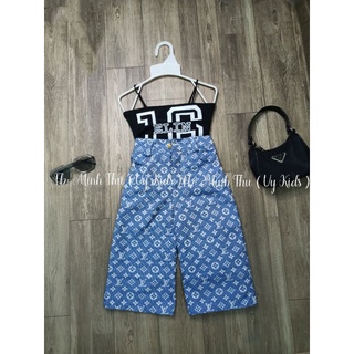 Set Áo Thun Croptop , Quần Suông Ống Rộng