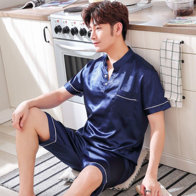 Bộ Đồ Pijama Ngắn Tay Thời Trang Mùa Hè Cho Nam | BigBuy360 - bigbuy360.vn