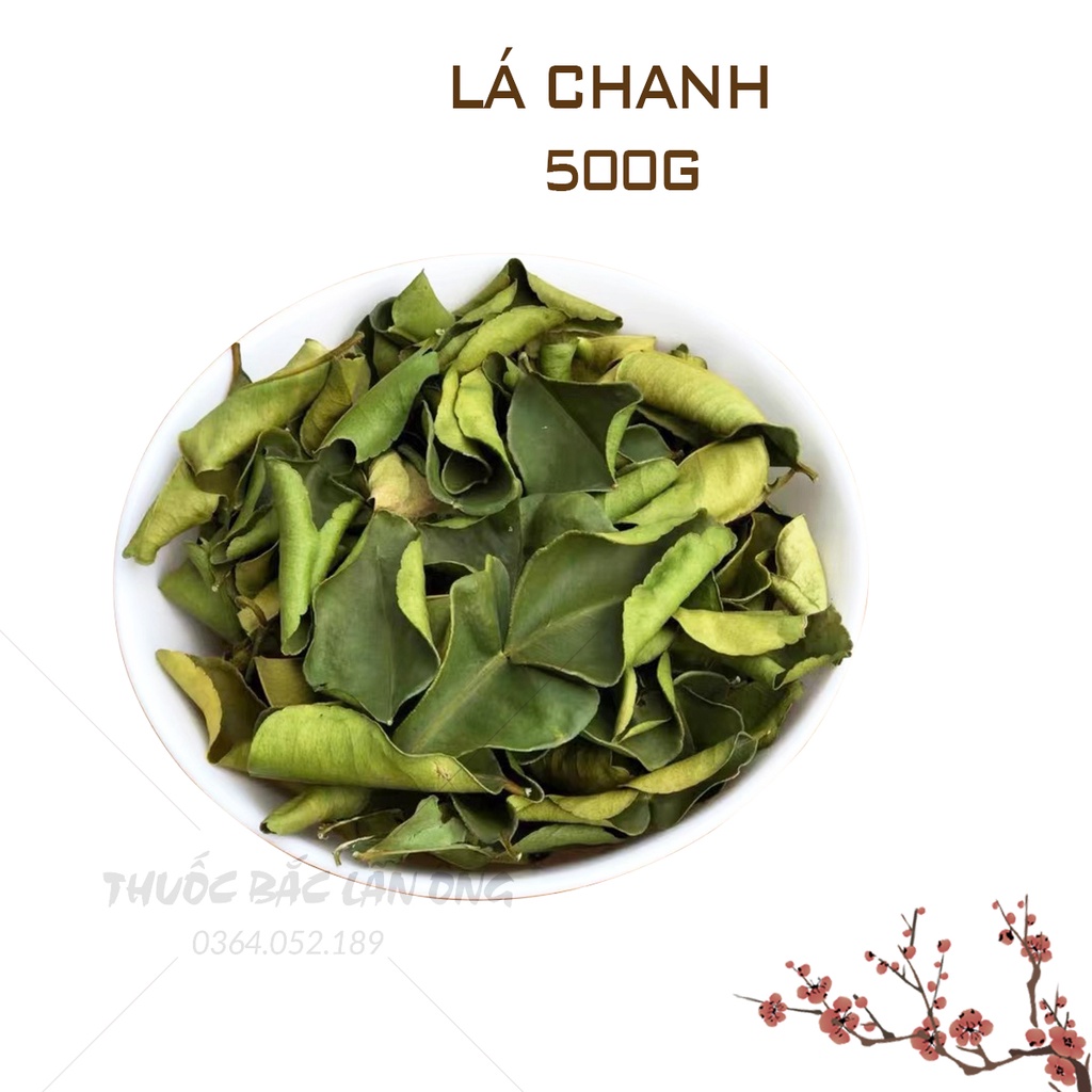 Lá chanh sấy khô 500g (Làm khô gà, gia vị món ăn, nấu nước xông giải cảm)