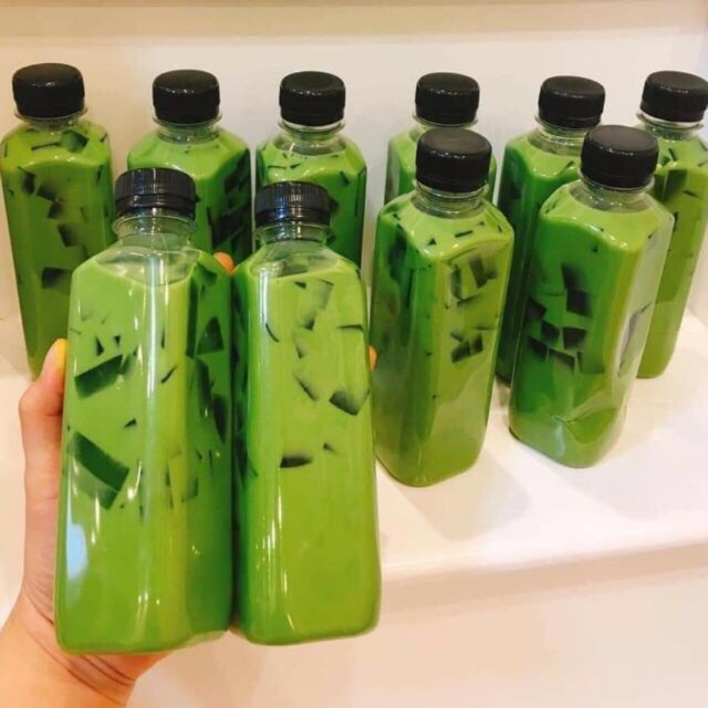 Set Nguyên Liệu Trà Sữa Thái Xanh