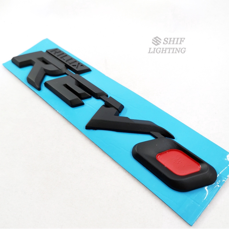 1 Miếng Dán Logo HILUX REVO Màu Đen Bằng ABS Trang Trí Xe Hơi TOYOTA REVO