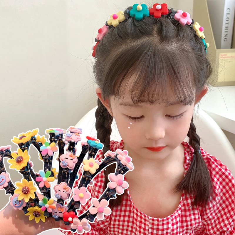 Băng Đô Họa Tiết Hoạt Hình Xinh Xắn Cho Bé Gái