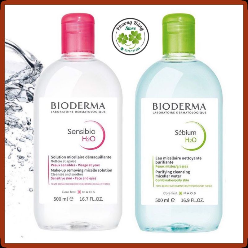 Tẩy trang Bio 500ml bản Pháp