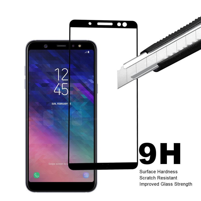 KÍnh cường lực samsung galaxy A6 plus full màn