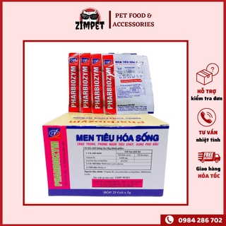 Men tiêu hóa cho chó mèo Pharbiozym gói 5gr
