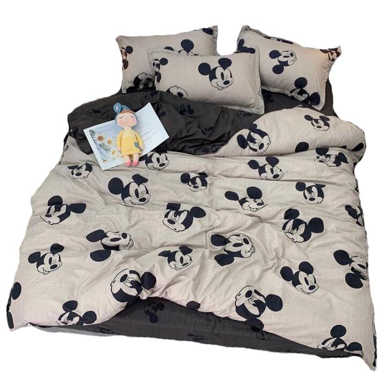 Bộ chăn ra gối cotton poly Emmidecor - mẫu mickey ga mickey