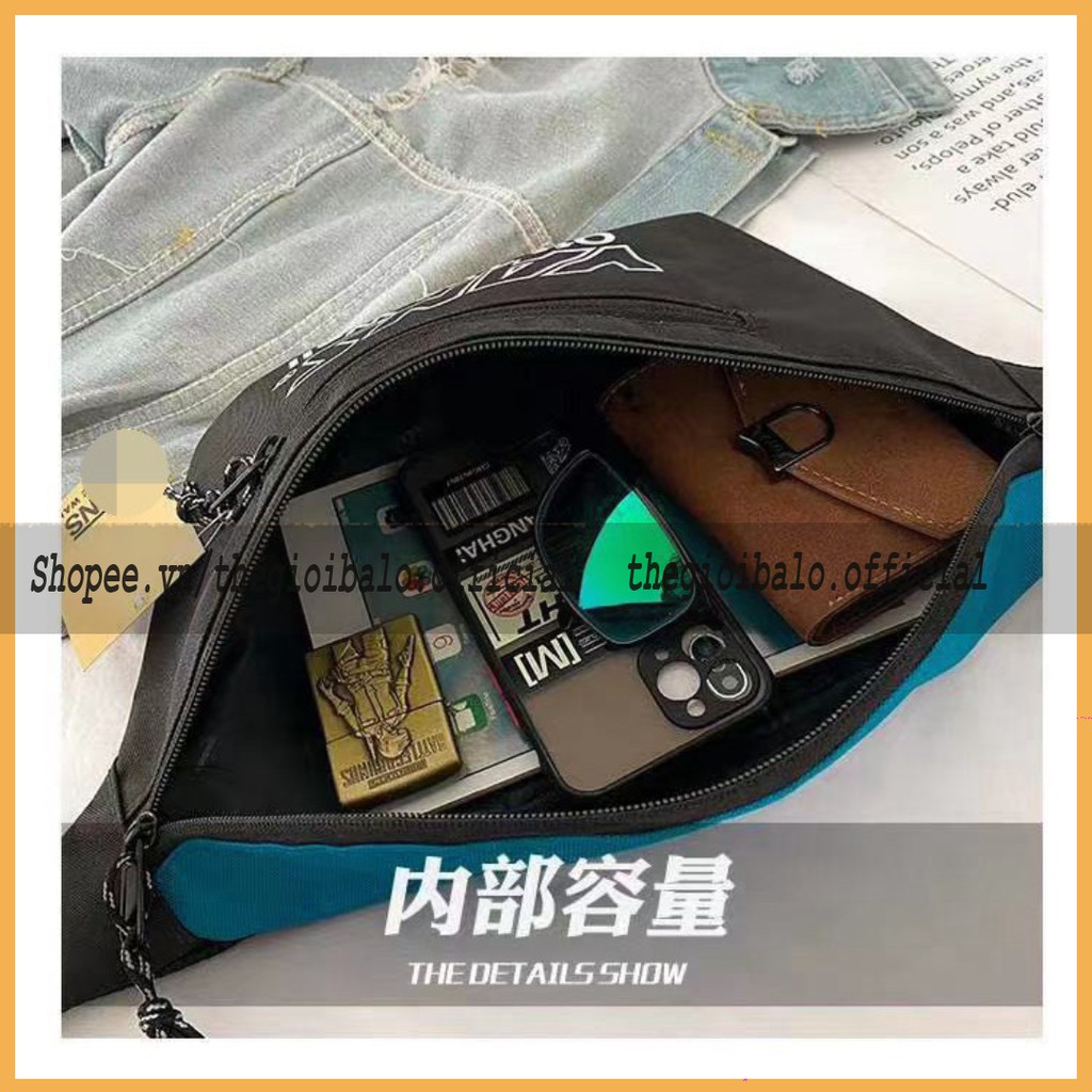 Túi Đeo Chéo Vans, Túi Vans Bao tử 2 màu Đen, Đỏ Waist Bags Bape VN | Túi thời trang Nam Nữ Unisex